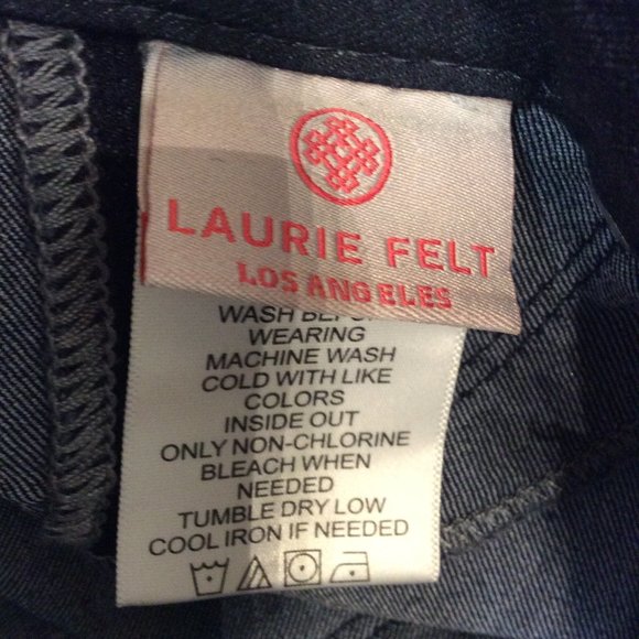 Small Tall Jeans By Laurie Felt 28 Baby Bell Jeans NWT Indigo Color - Picture 3 of 10